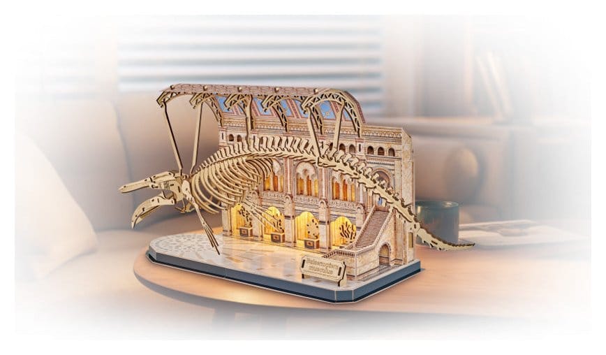 Revell Tiny Adventures Natural Museum Puzzle 3D de Madera Blue Whale 61 cm