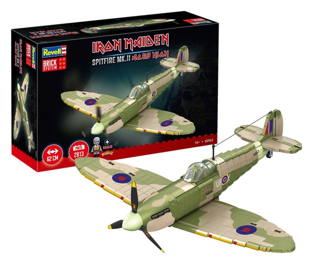 Iron Maiden Brick System Juego de Construcción Spitfire MK.II Aces High 58 cm