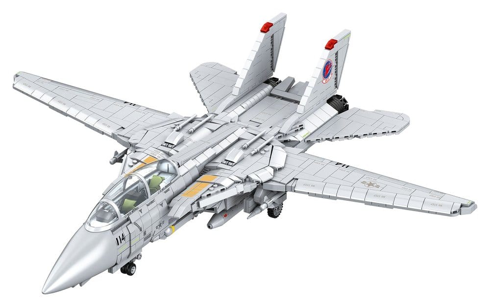 Top Gun Brick System Set de ladrillos de construcción Maverick's F-14A Tomcat