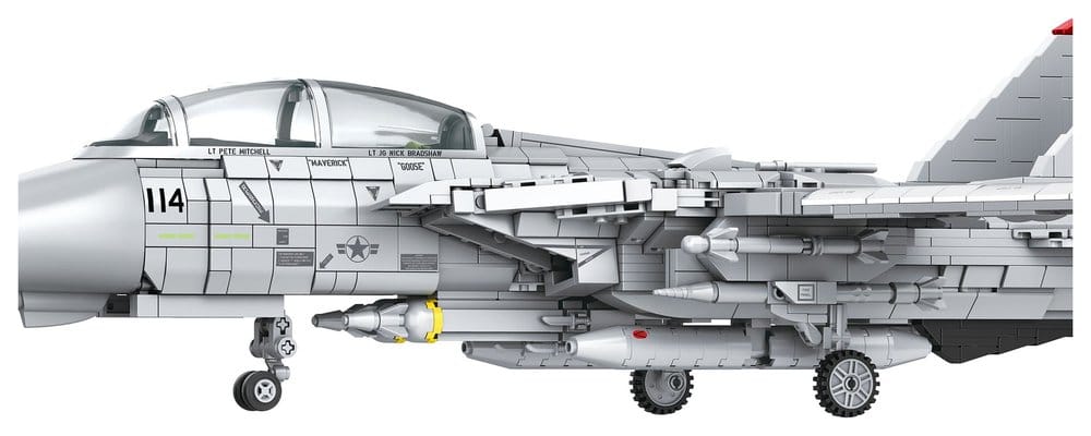 Top Gun Brick System Set de ladrillos de construcción Maverick's F-14A Tomcat