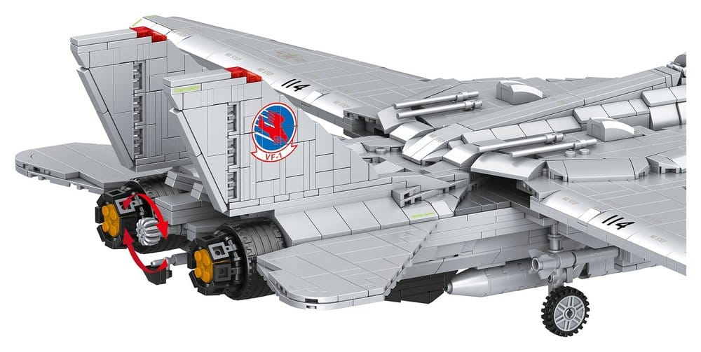 Top Gun Brick System Set de ladrillos de construcción Maverick's F-14A Tomcat