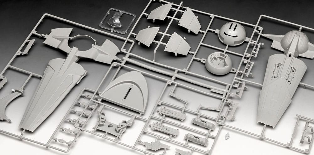 Star Wars Episode I Kit completo de Maqueta 1/120 Darth Maul's Sith Infiltrator 22 cm