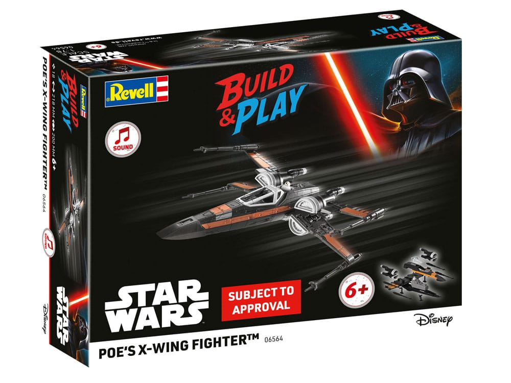 Star Wars Kit de maquetas 1/78 Poe's X-Wing Fighter 22 cm