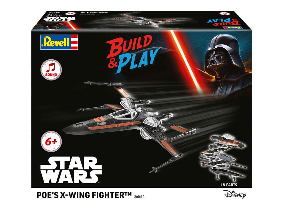 Star Wars Kit de maquetas 1/78 Poe's X-Wing Fighter 22 cm