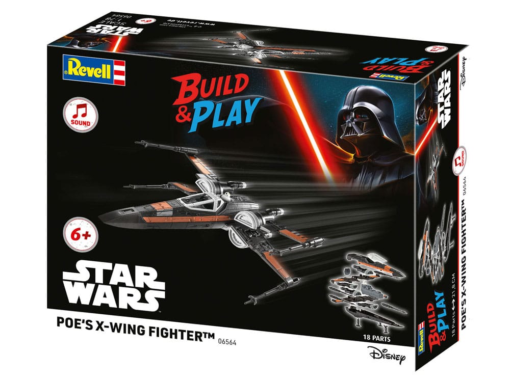 Star Wars Kit de maquetas 1/78 Poe's X-Wing Fighter 22 cm