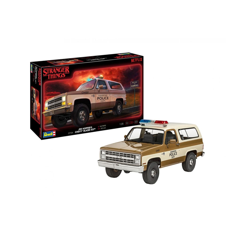 Stranger Things Maqueta 1/25 1985 Chevrolet K5 Blazer 19 cm