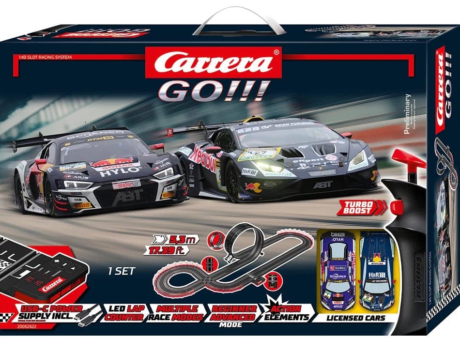 Carrera GO!!! Pista de coches de slot GT Pro Racers