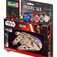 Star Wars Maqueta 1/241 Model Set Millennium Falcon 10 cm