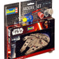 Star Wars Maqueta 1/241 Model Set Millennium Falcon 10 cm