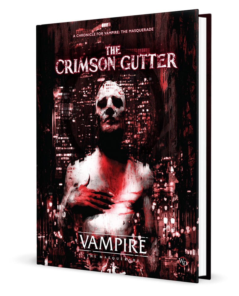 Vampire: The Masquerade 5th Edition RPG libro The Crimson Gutter Chronicle Book *Edición Inglés* - Z POP Toys