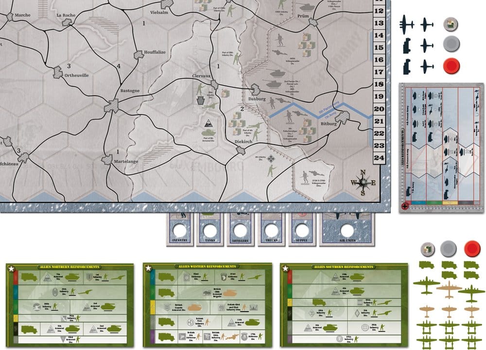 Avalon Hill juego de mesa Axis & Allies: Battle of the Bulge *Edición Inglés*