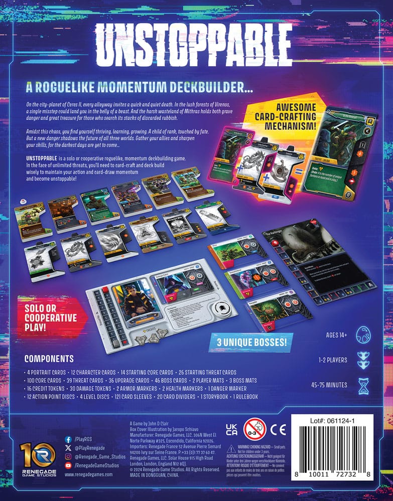Unstoppable Juego de cartas *Edición Inglés* - Z POP Toys