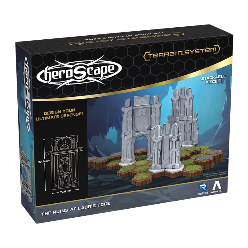 Heroscape expansión del terreno The Ruins at Laur's Edge  *Edición Inglés*