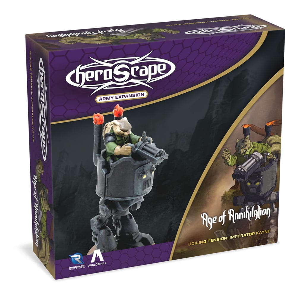 Heroscape expansión del ejército Boiling Tension: Imperator Kayne *Edición Inglés*