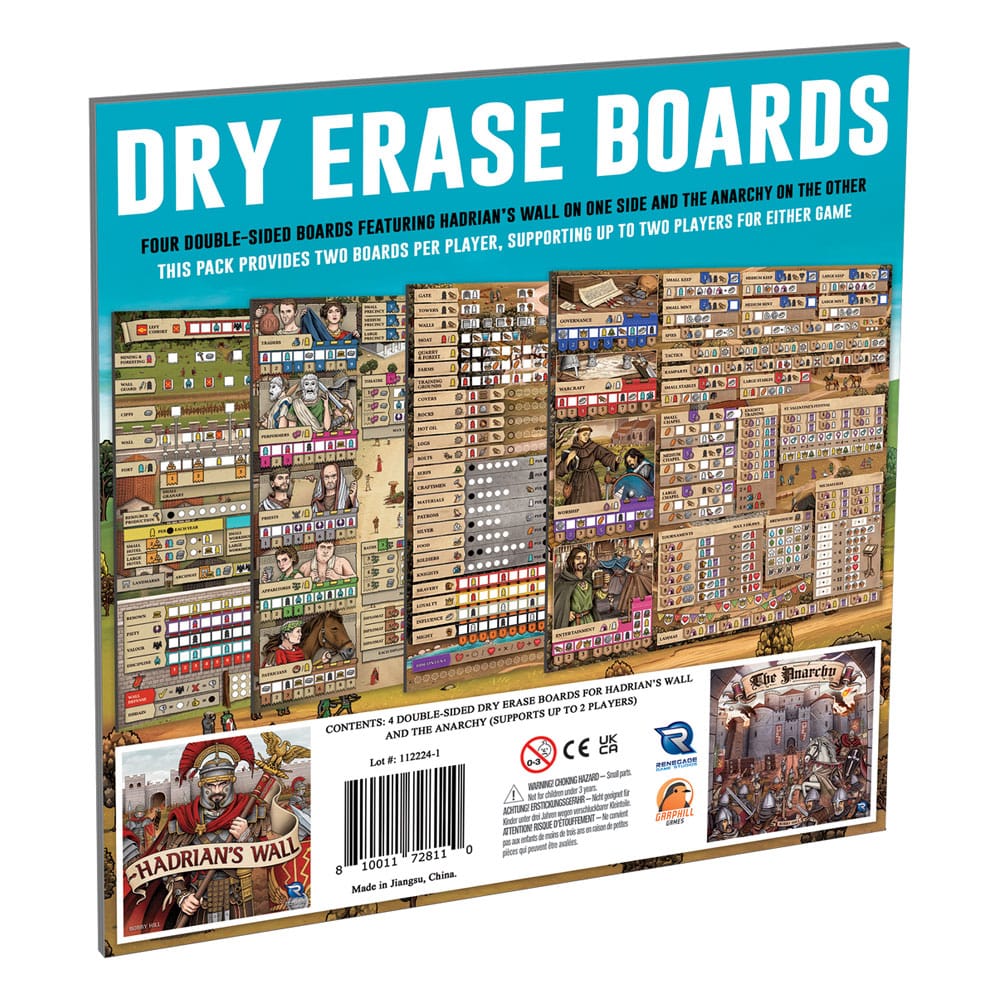 Hadrian's Wall & The Anarchy Dry Erase Boards *Edición Inglés*