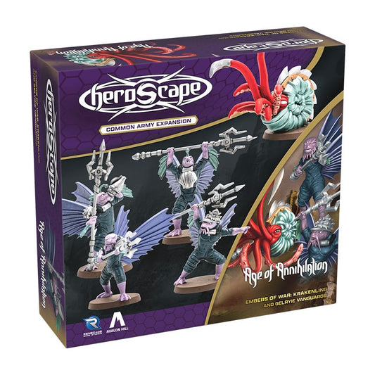 Heroscape expansión del ejército Embers of War: Krakenling & Gelryie Vanguards *Edición Inglés*