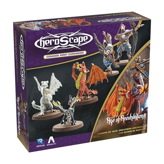 Heroscape expansión del ejército Embers of War: Greatbow Archers and Scions of Icaria *Edición Inglés*