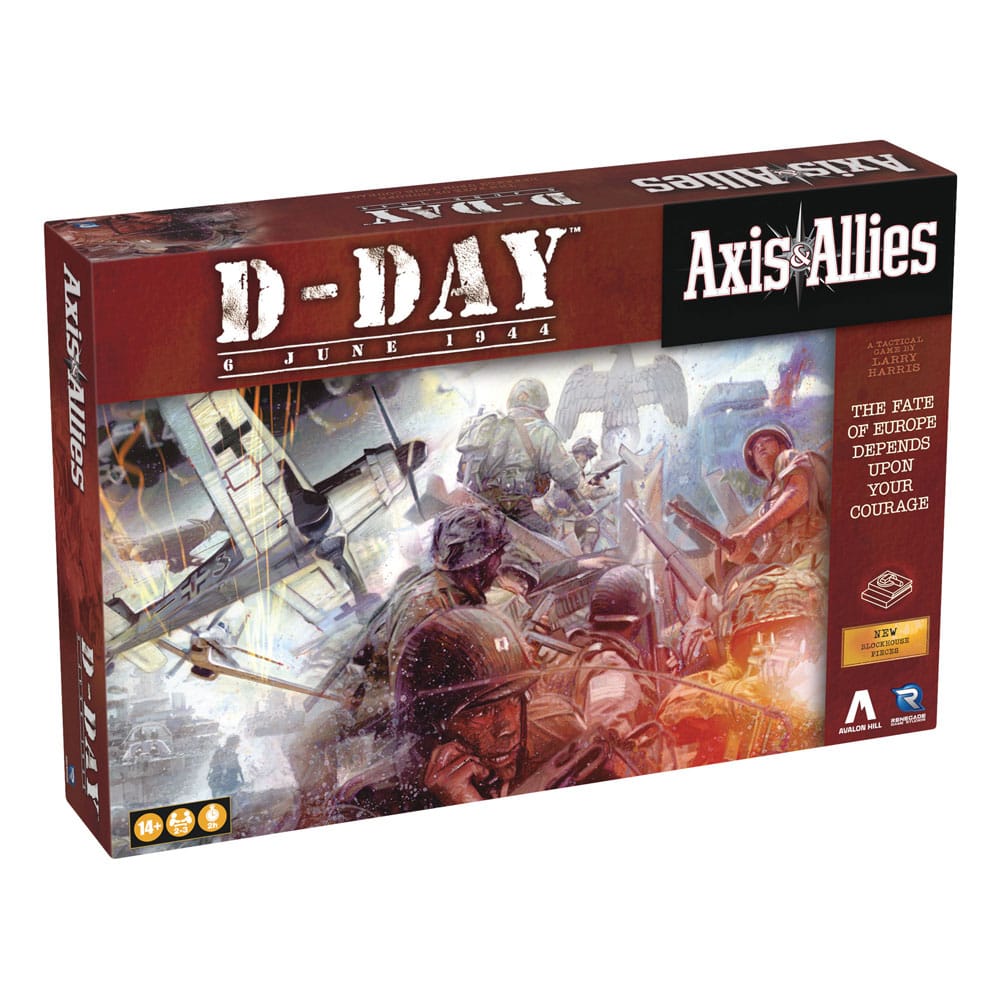 Axis & Allies juego de mesa Axis & Allies: D-Day *Edición Inglés* - Z POP Toys