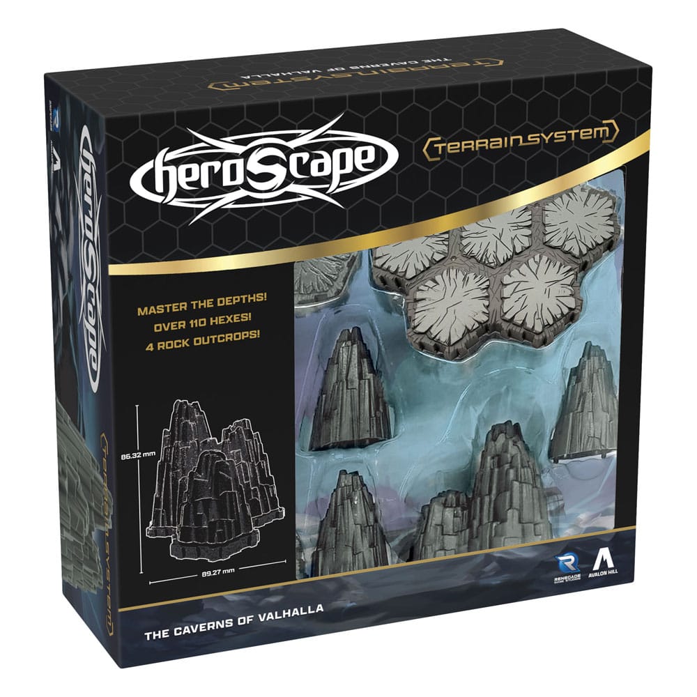 Heroscape expansión del terreno The Caverns of Valhalla  *Edición Inglés* - Z POP Toys