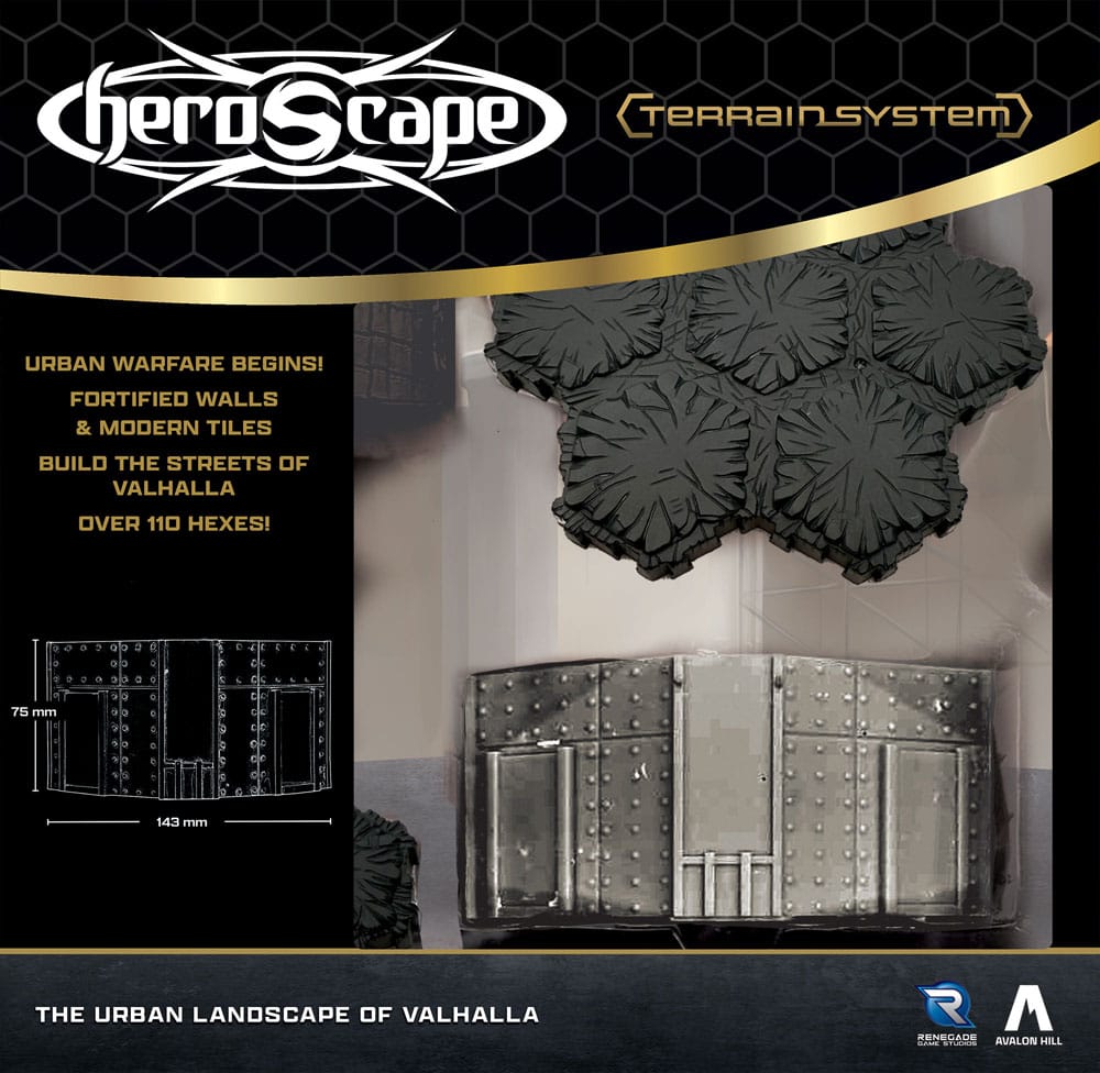 Heroscape expansión del terreno The Urban Landscape of Valhalla *Edición Inglés* - Z POP Toys