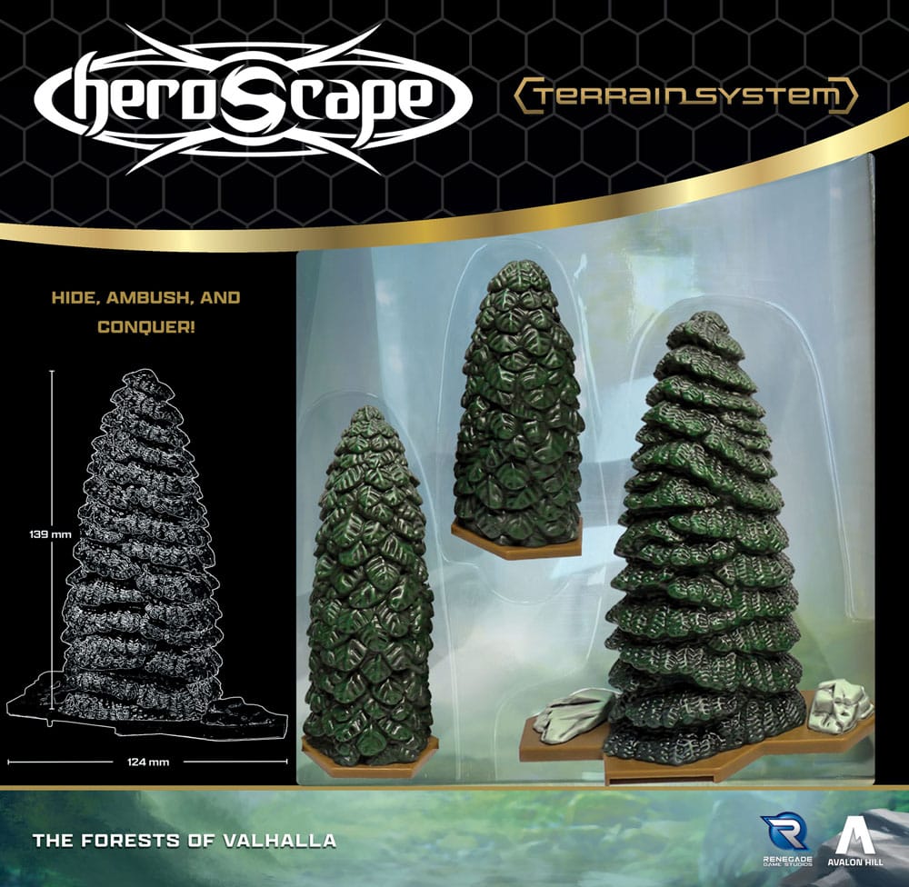 Heroscape expansión del terreno Forests of Valhalla *Edición Inglés* - Z POP Toys