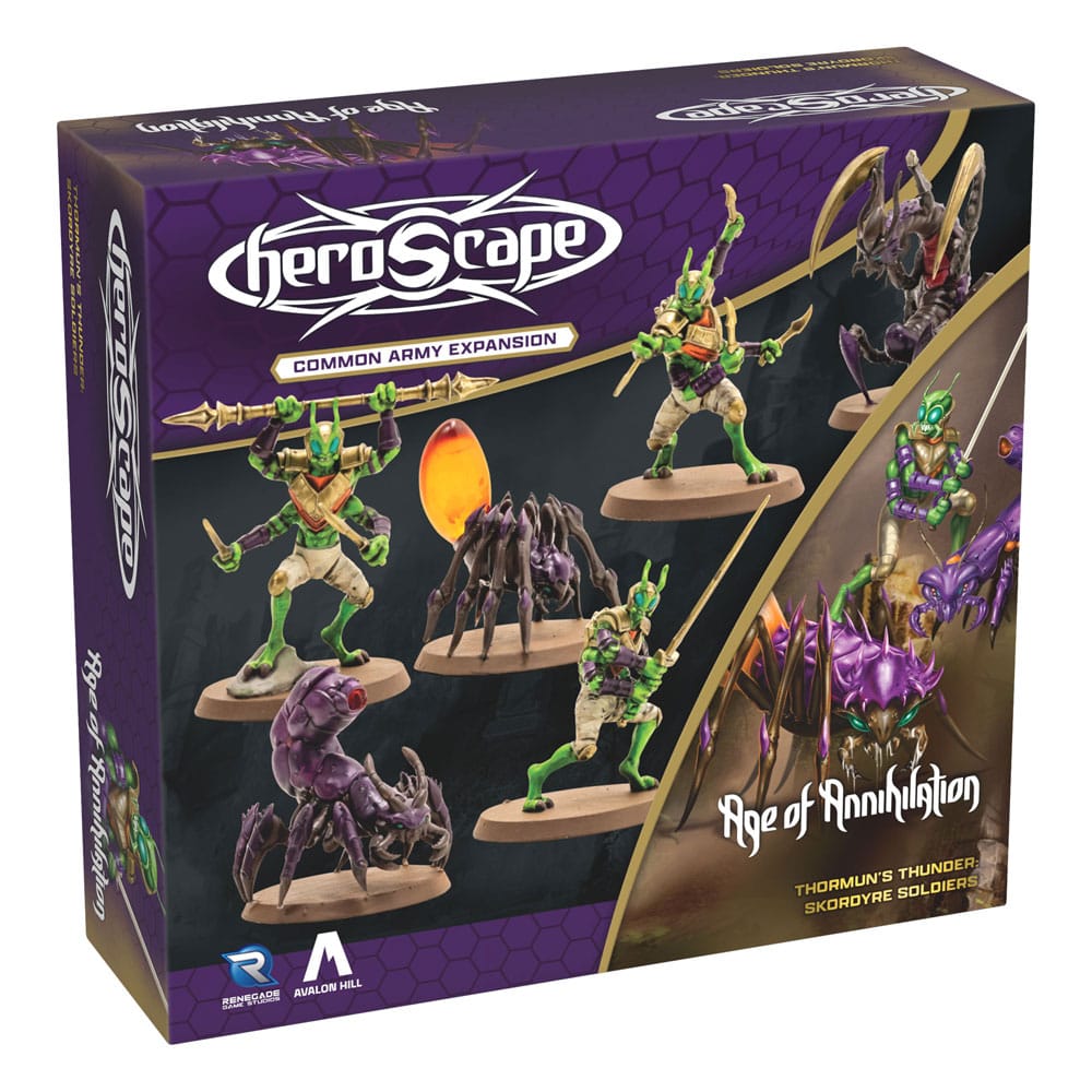 Heroscape expansión del ejército Age of Annihilation Skordyre Soldiers (Common) *Edición Inglés* - Z POP Toys