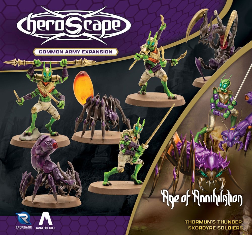 Heroscape expansión del ejército Age of Annihilation Skordyre Soldiers (Common) *Edición Inglés* - Z POP Toys