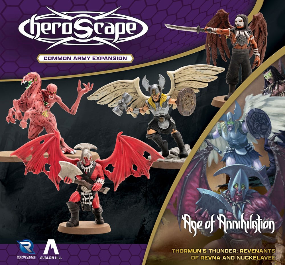 Heroscape expansión del ejército Age of Annihilation Revenants of Revna & Nuckelavee (Common) *Edición Inglés* - Z POP Toys