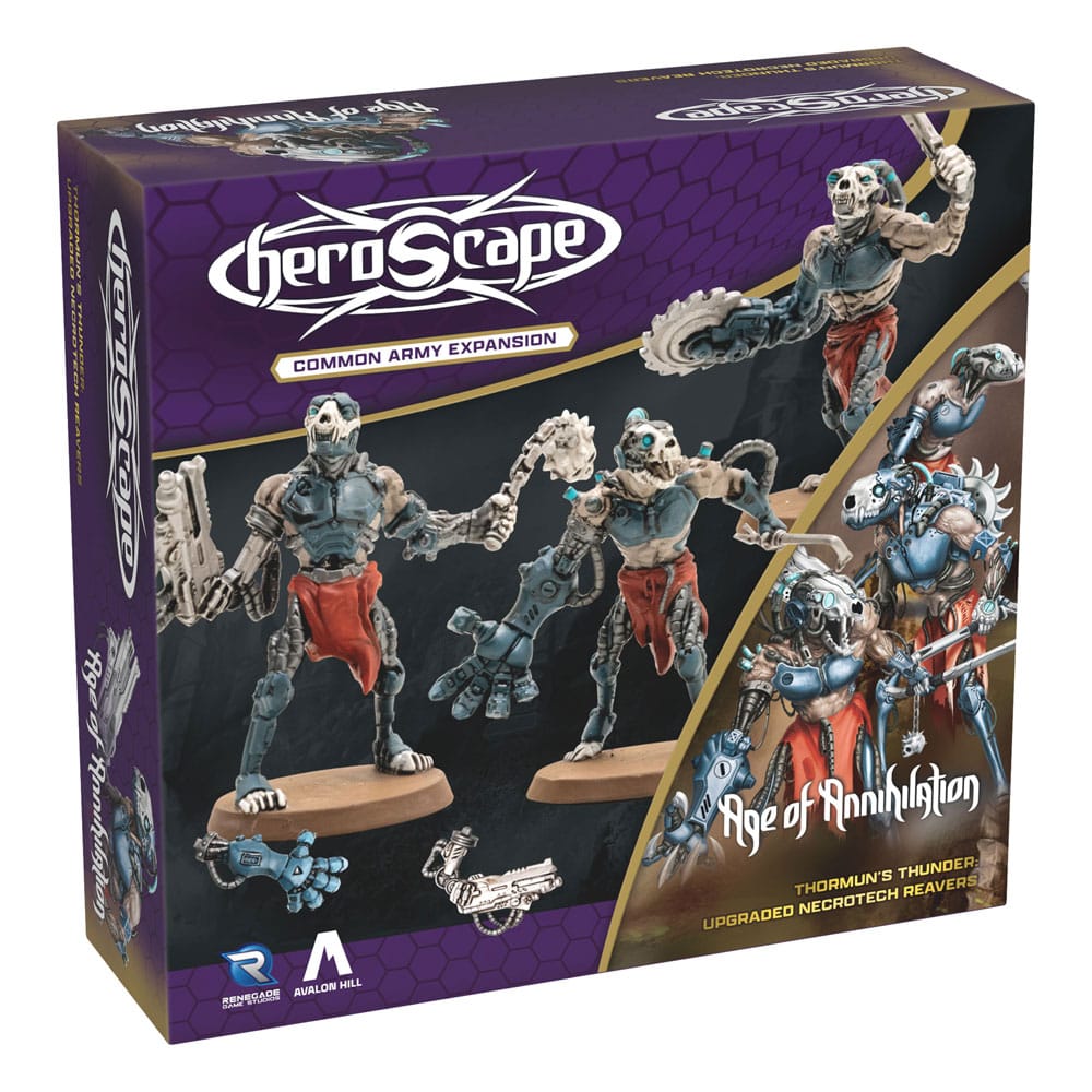 Heroscape expansión del ejército Age of Annihilation Upgraded Necrotech Reavers (Common) *Edición Inglés* - Z POP Toys