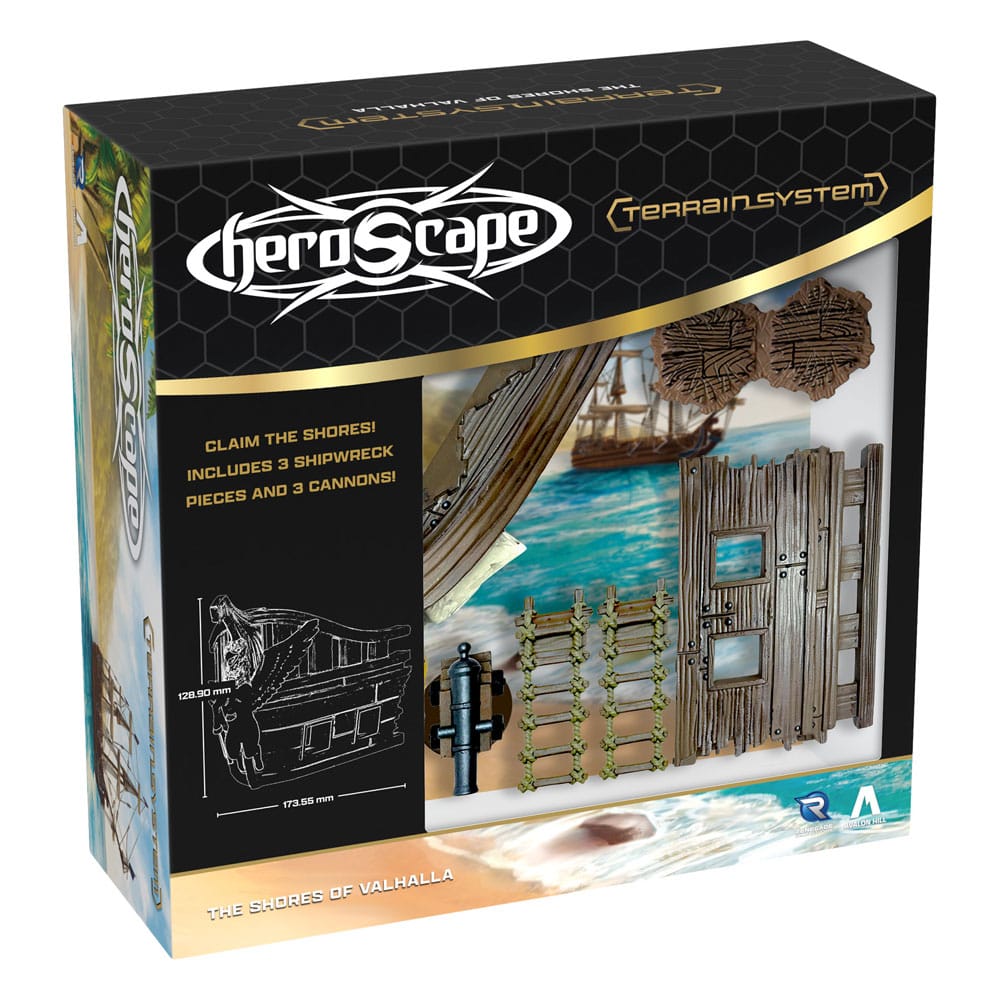 Heroscape expansión del terreno Shores of Valhalla *Edición Inglés* - Z POP Toys