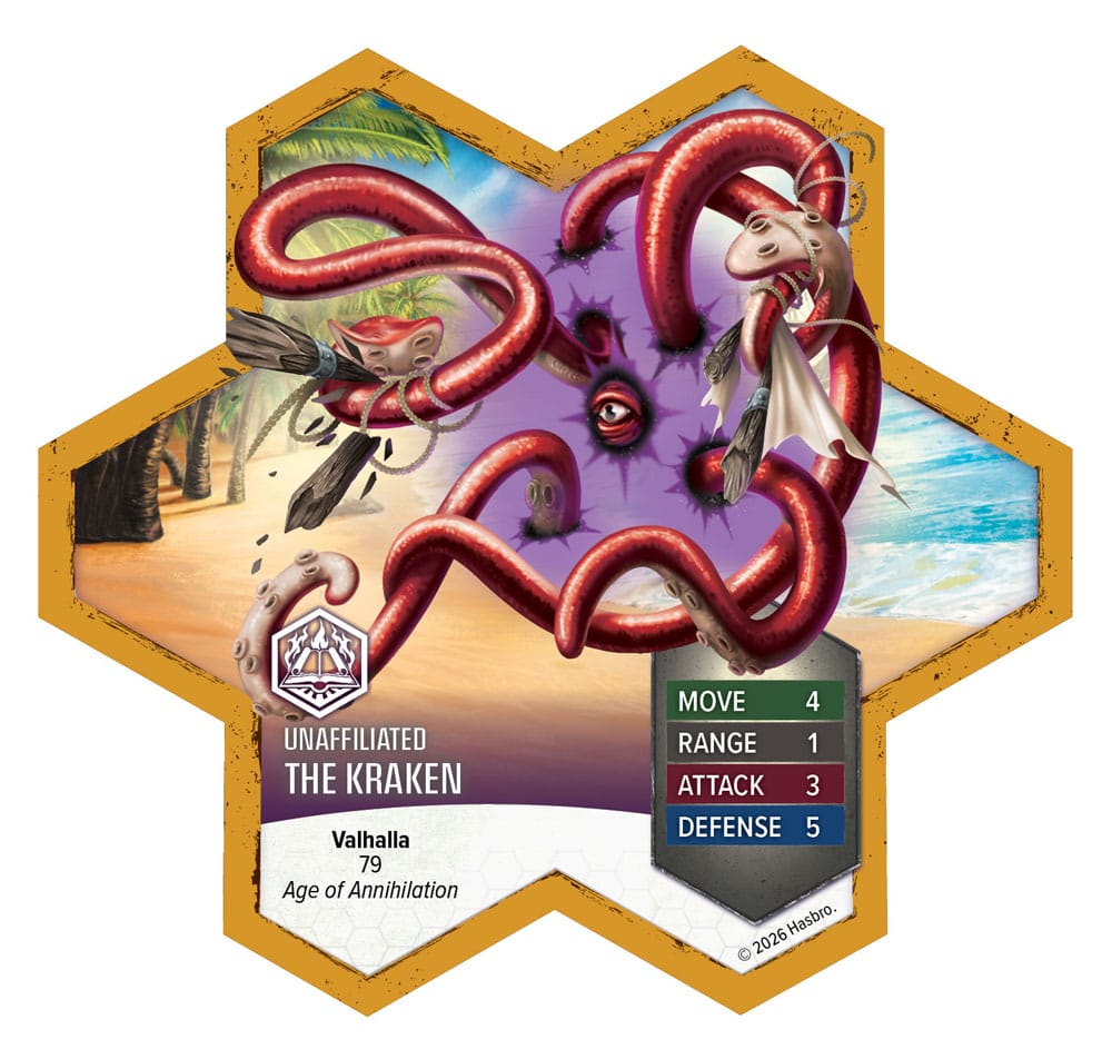 Heroscape expansión del ejército Age of Annihilation Thormun & Kraken *Edición Inglés* - Z POP Toys