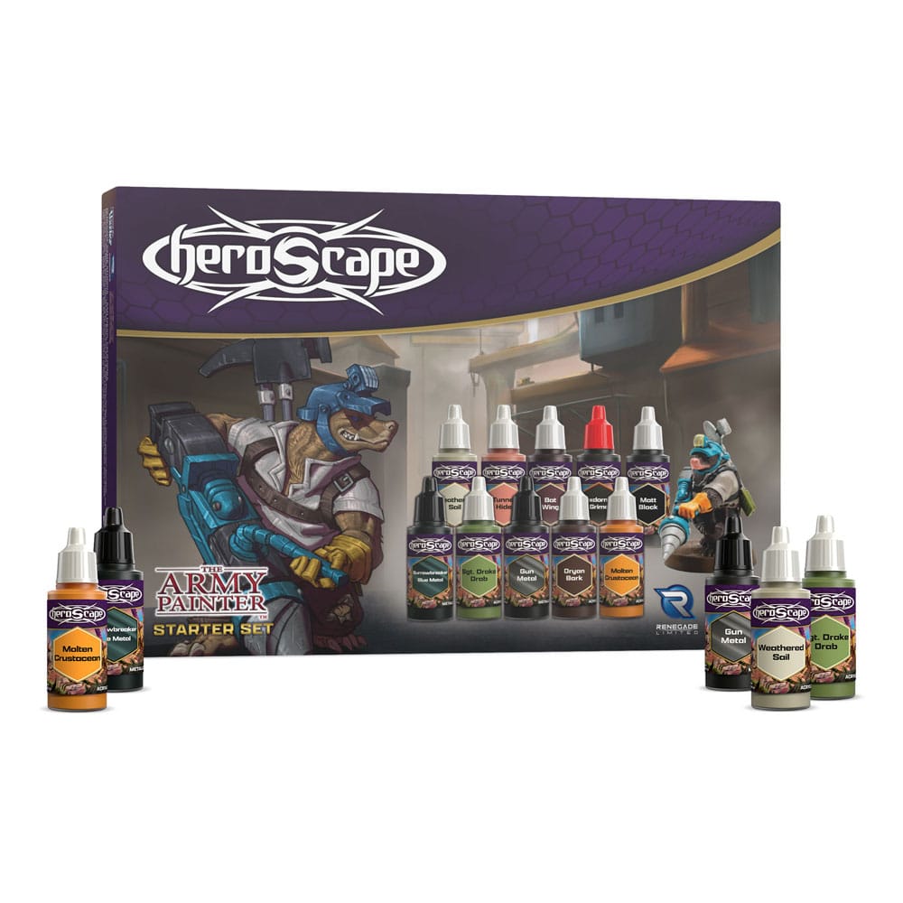 Heroscape Paint Set de pinutras para miniaturas Army Painter Starter Set - Z POP Toys