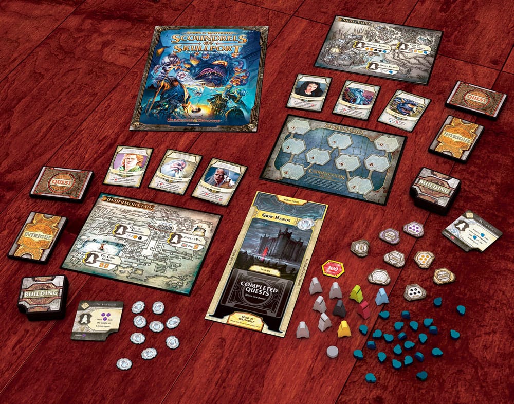 Dungeons & Dragons juego de mesa Lords of Waterdeep: Scoundrels of Skullport Expansión *Edición Inglés* - Z POP Toys