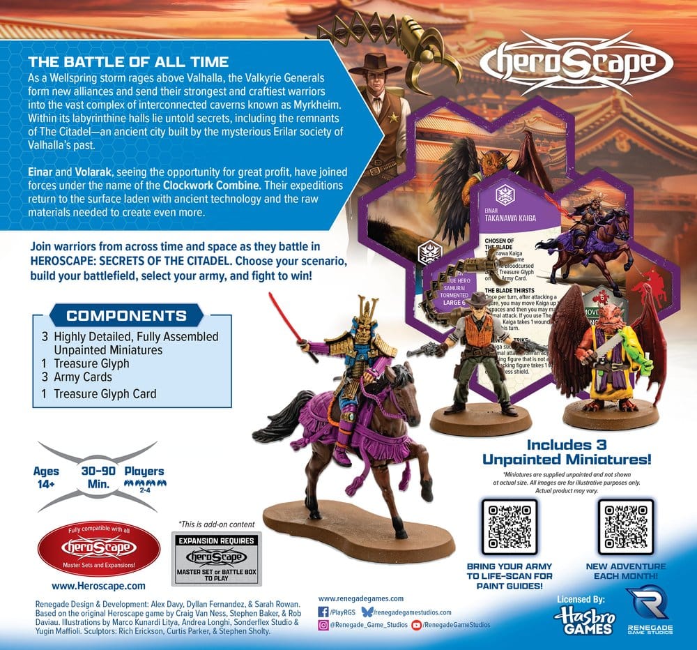 Heroscape Expansión de Ejército Crooked Crew of the Clockwork Combine *Edición Inglés*