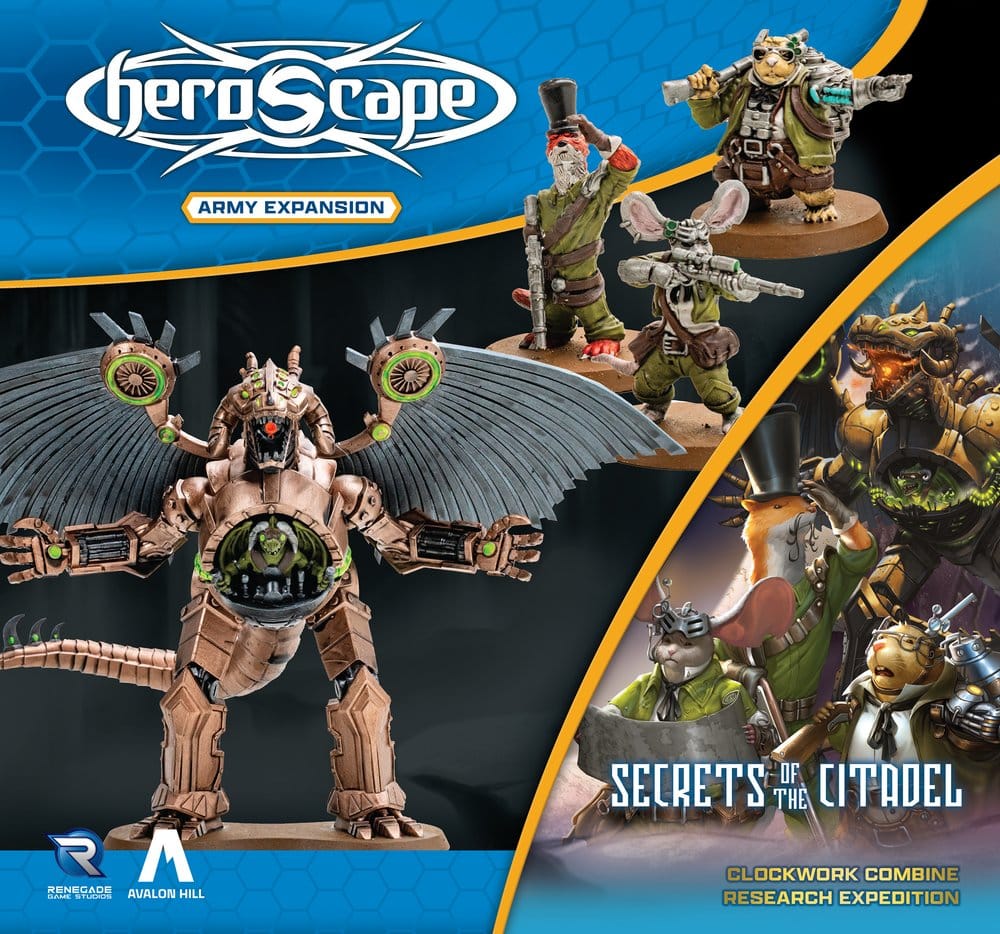 Heroscape Expansión de Ejército Clockwork Combine Research Expedition *Edición Inglés*