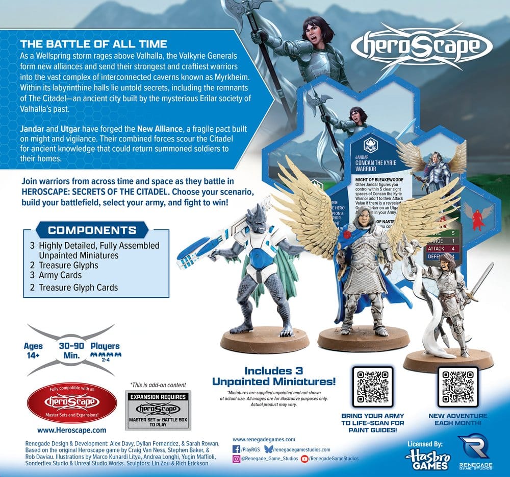 Heroscape Expansión de Ejército Paragons of the New Alliance *Edición Inglés*