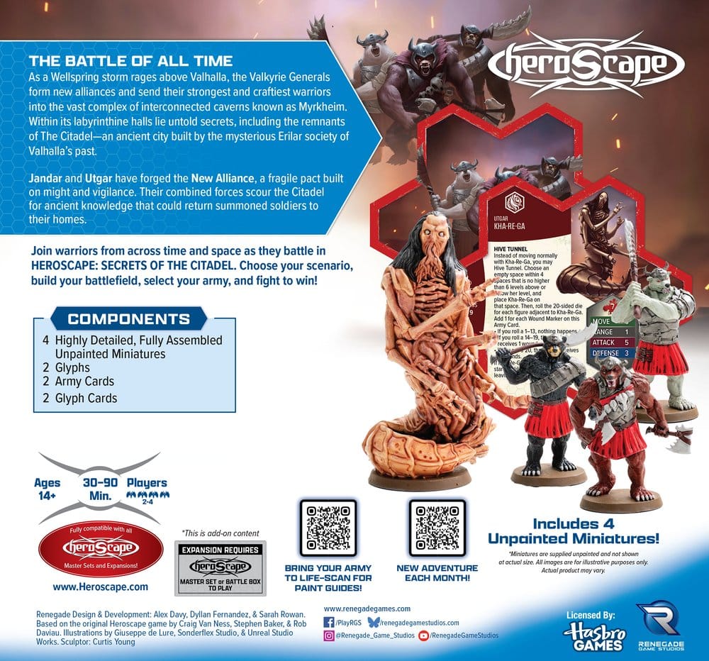Heroscape Expansión de Ejército Might of the New Alliance *Edición Inglés*