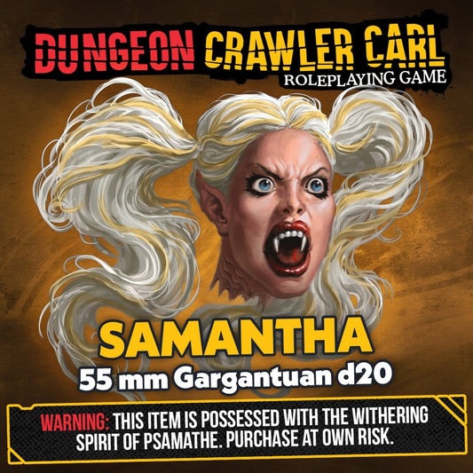 Dungeon Crawler Carl Dado d20 Samantha 5,5 cm