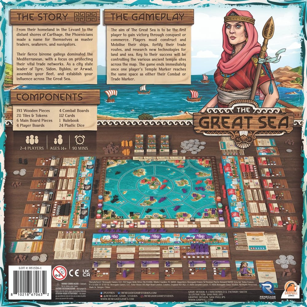 The Great Sea Juego de Mesa *Edición Inglés*