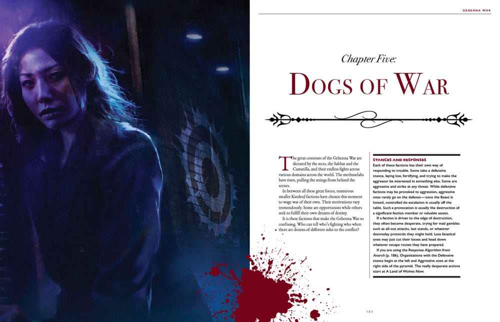 Vampire: The Masquerade 5th Edition RPG libro Gehenna War Sourcebook *Edición Inglés* - Z POP Toys