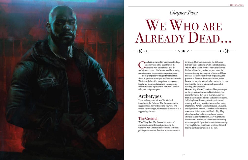 Vampire: The Masquerade 5th Edition RPG libro Gehenna War Sourcebook *Edición Inglés* - Z POP Toys