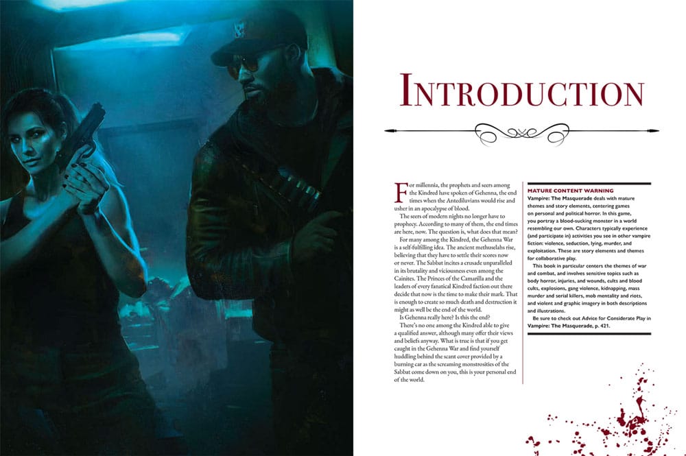 Vampire: The Masquerade 5th Edition RPG libro Gehenna War Sourcebook *Edición Inglés* - Z POP Toys