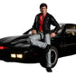 Knight Rider Figura 1/12 K.I.T.T. con Michael Knight