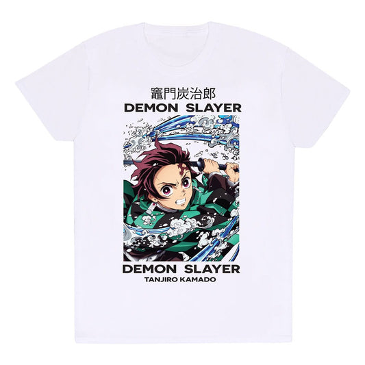 Demon Slayer: Kimetsu no Yaiba Camiseta Whirlpool talla L
