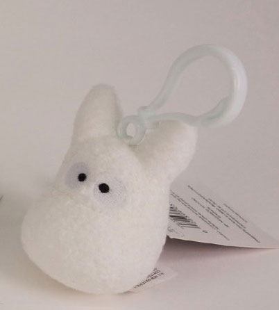 Mi vecino Totoro Llavero Peluche Totoro blanco 6 cm