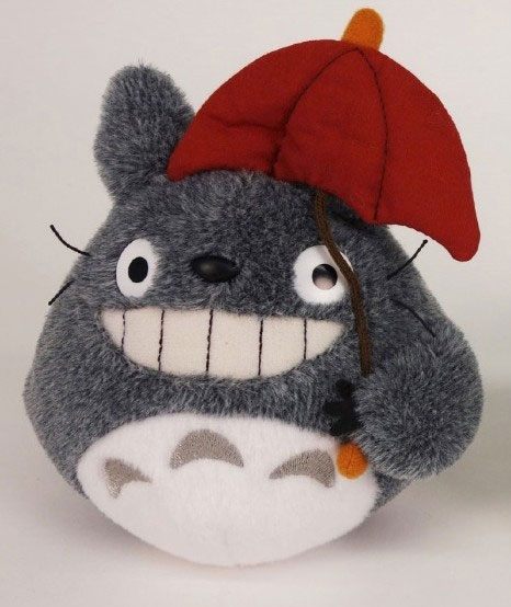 Mi vecino Totoro Peluche Totoro Red Umbrella 15 cm