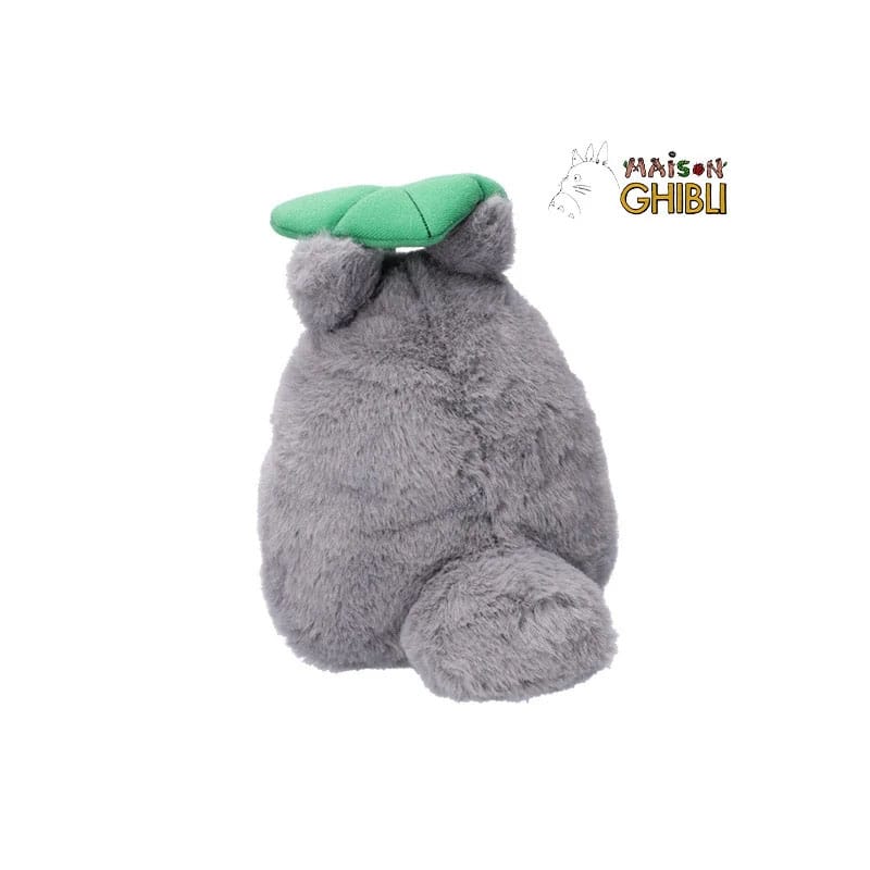 Mi vecino Totoro Nakayoshi Figura de peluche Big Totoro with leaf 21 cm