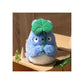 Mi vecino Totoro Nakayoshi Figura de peluche Medium Totoro with leaf 20 cm