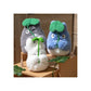Mi vecino Totoro Nakayoshi Figura de peluche Medium Totoro with leaf 20 cm