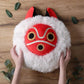 La princesa Mononoke Nakayoshi Figura de peluche San's mask 35 cm